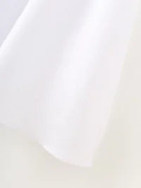 Summer Midi Dress Shirt Office Elegant Solid Color Simple Dress Women.