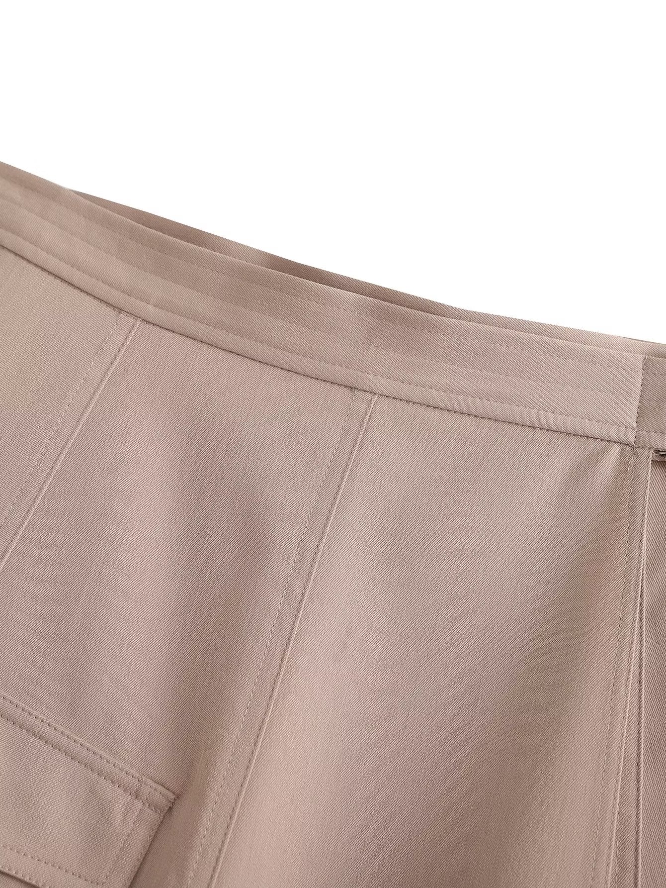 Midi Skirt A Line Skirt Artistic Lady Skirt Women Spring Work Clothes