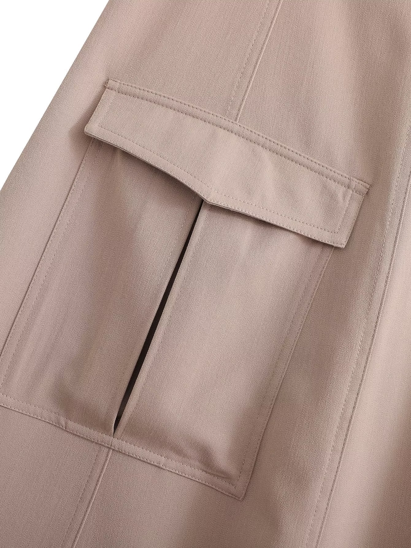 Midi Skirt A Line Skirt Artistic Lady Skirt Women Spring Work Clothes