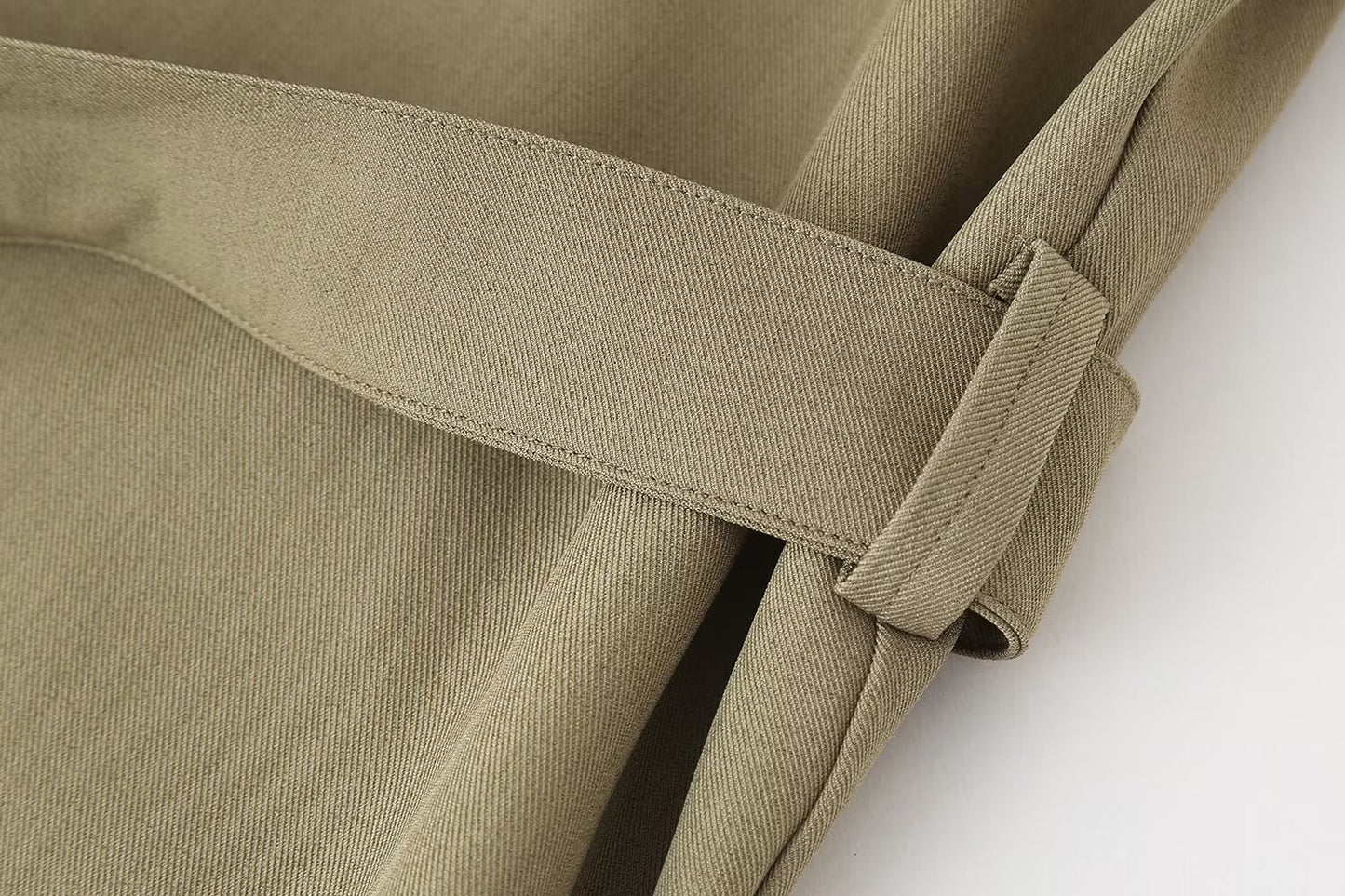 Summer Women Clothing Linen Blended Top Casual Trousers
