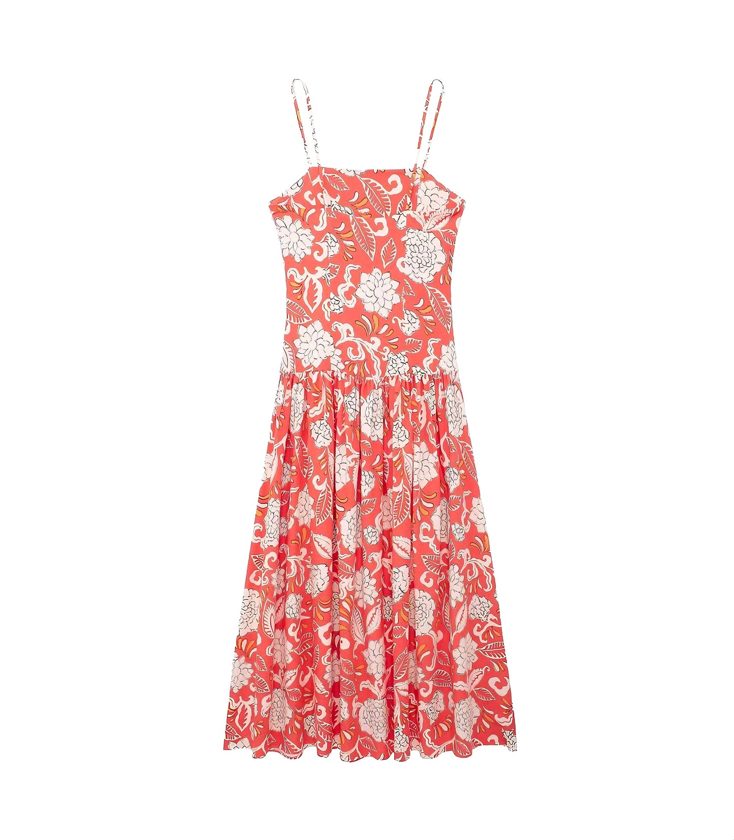 Summer Women Clothing Imitation Bamboo Linen Printing Sliped hem Dress