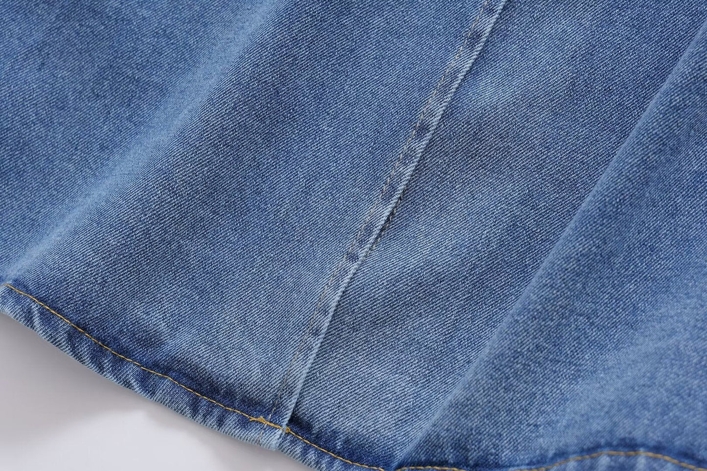 Backless Mini Dress Light Wash Faded Vintage Bodycon Sleeveless Denim.