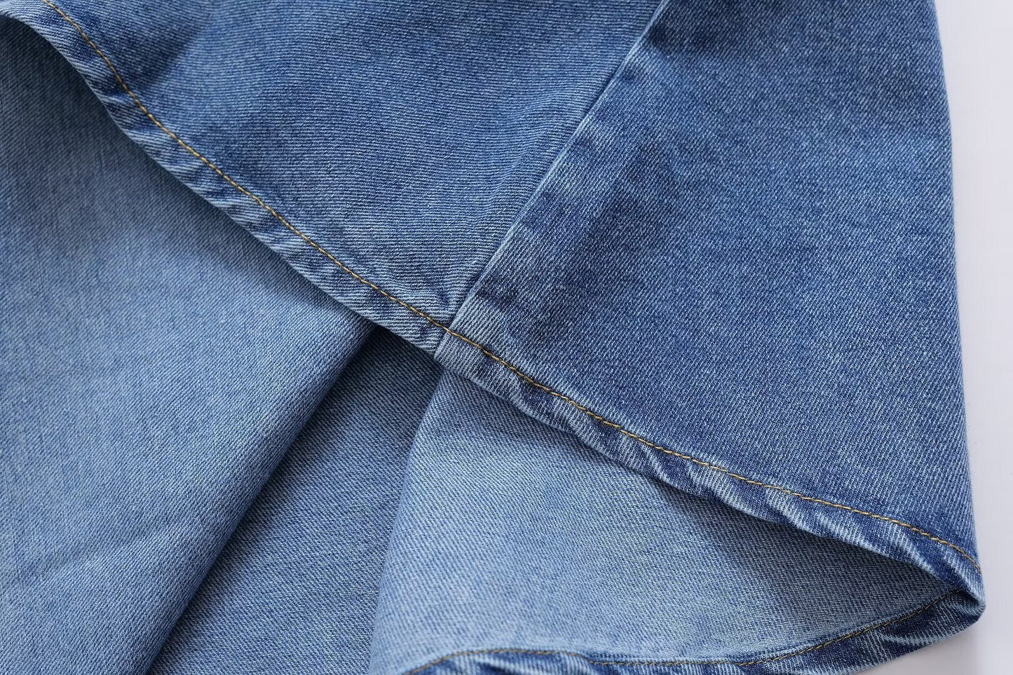 Backless Mini Dress Light Wash Faded Vintage Bodycon Sleeveless Denim.