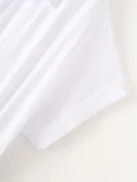 Summer Midi Dress Shirt Office Elegant Solid Color Simple Dress Women.