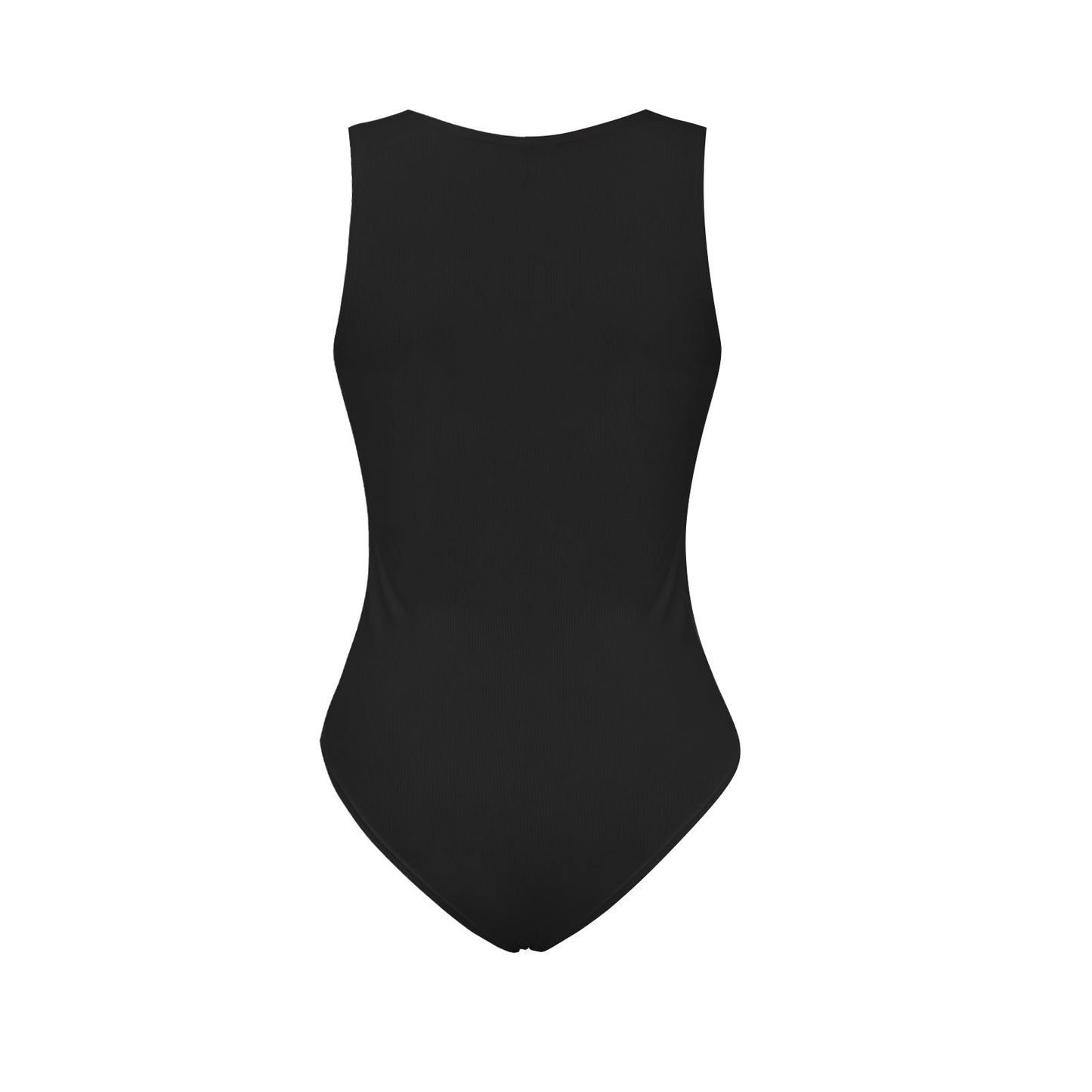 Bodysuit Tights Summer Street Women Thread Vest Solid Color Buttons