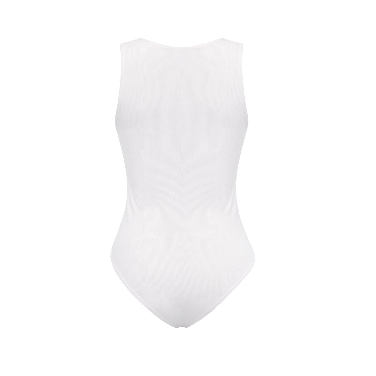 Bodysuit Tights Summer Street Women Thread Vest Solid Color Buttons