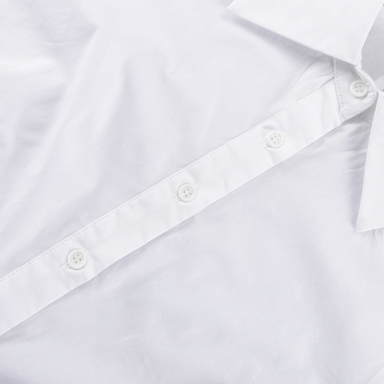 Women Shirts Autumn Pure Cottons Matching Long Sleeve Collared Casual.