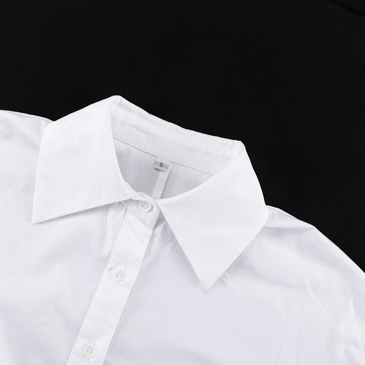 Women Shirts Autumn Pure Cottons Matching Long Sleeve Collared Casual.