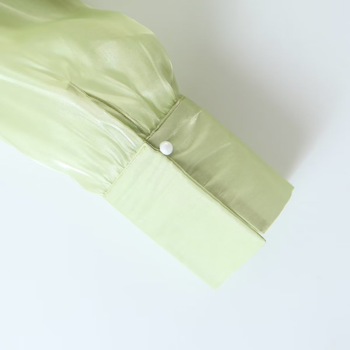Summer Loose Slimming Niche summer Overlay Ruffled long Sleeve T shirt