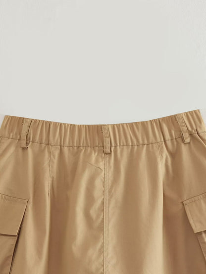 Pantskirt  Summer Pocket short Pantskirt for women
