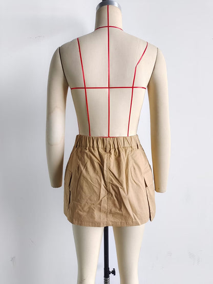 Pantskirt  Summer Pocket short Pantskirt for women