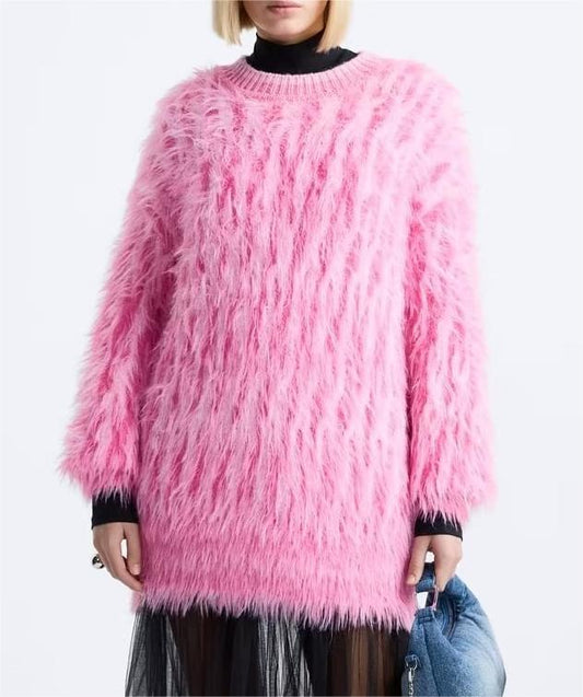 Sweaters Autumn Winter Thickened Texture Fried Streets Jacquard Korean