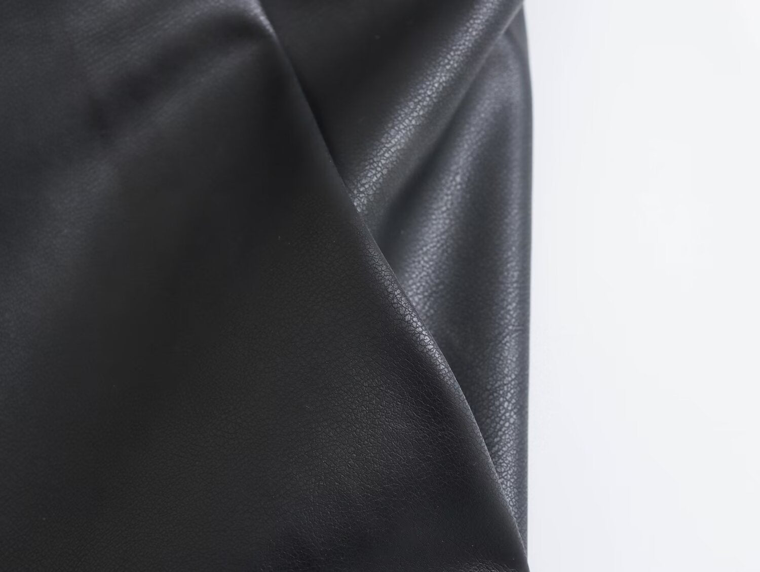 Jacket suit materials Spring Women Clothing Street Leather Drawstring.