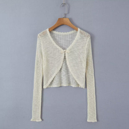 Sun Protection Knit Cardigan