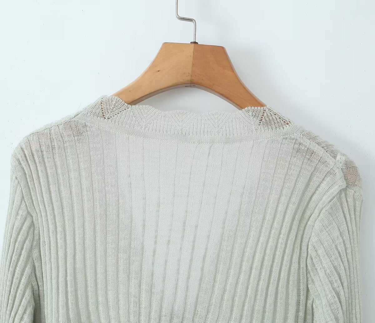 Knitted summer cardigan