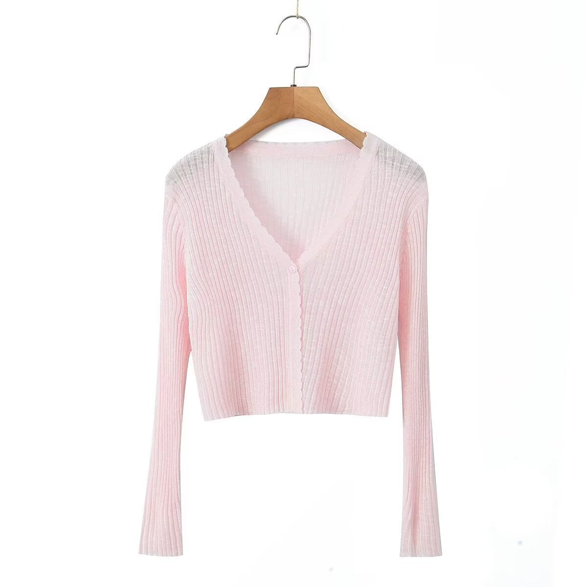 Sunscreen Cardigan Short Outer Shawl Coat with Suspender Thin Top