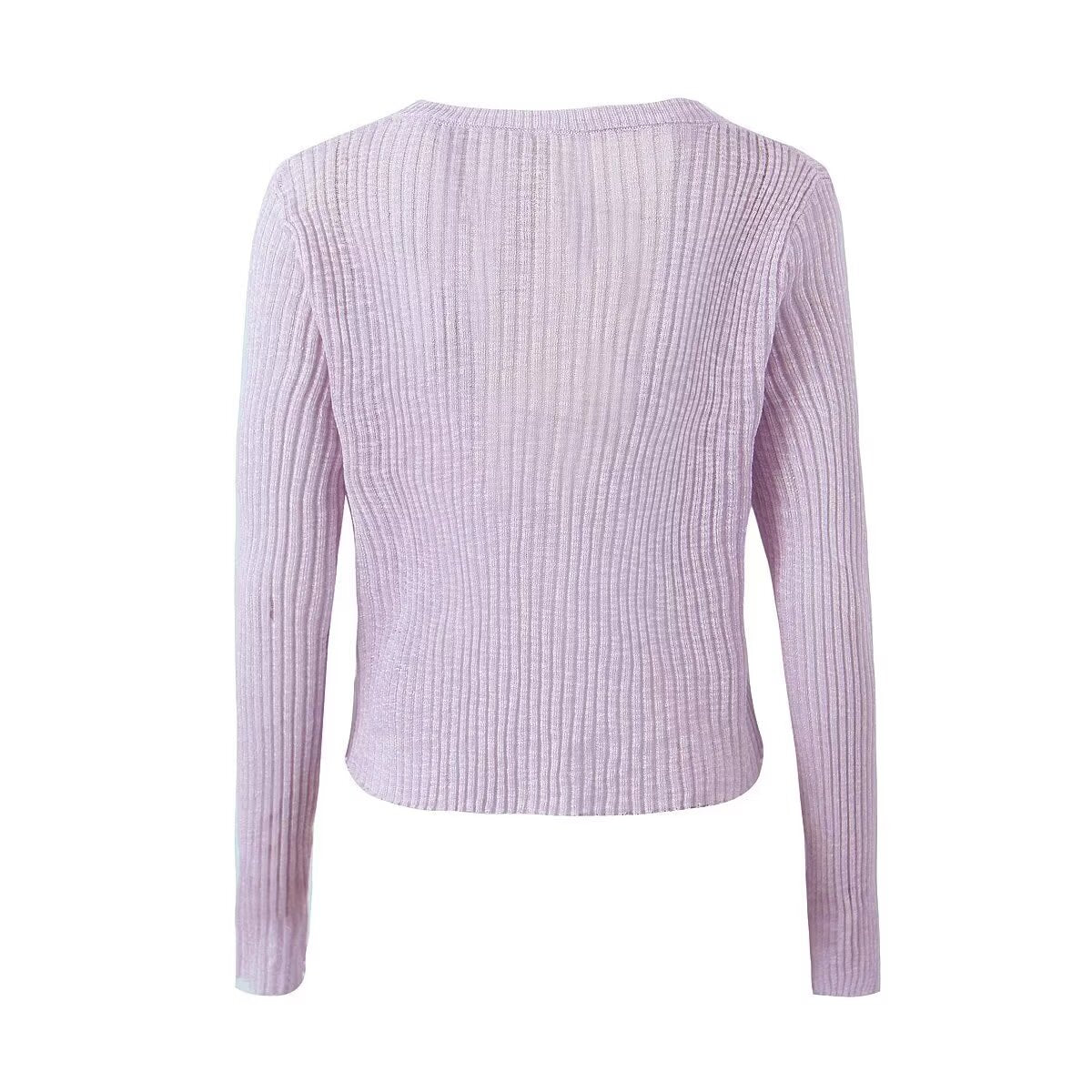button knitted cardigan