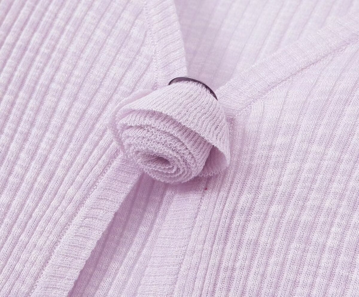 button knitted cardigan