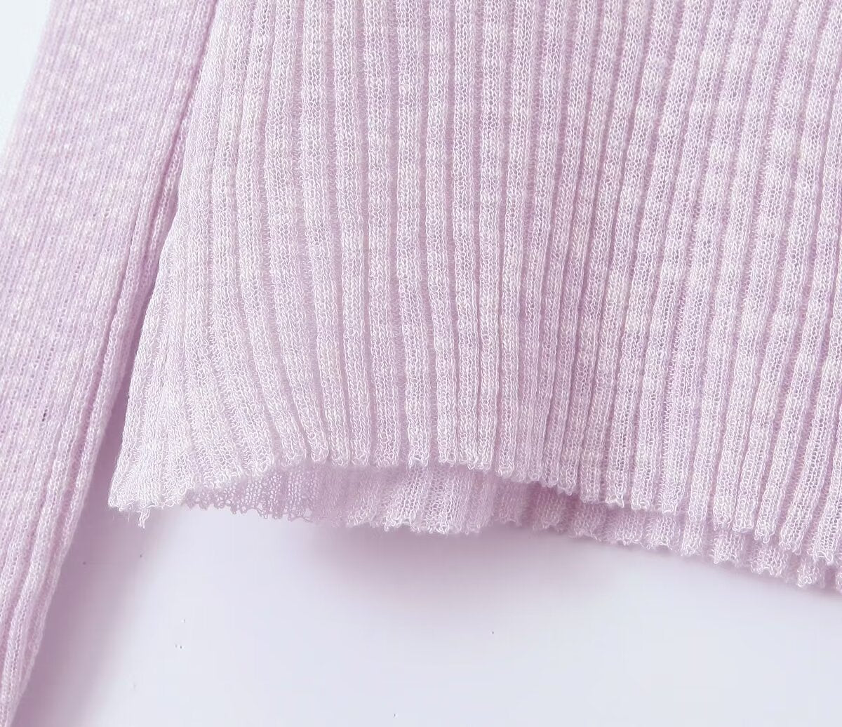 button knitted cardigan