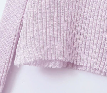 button knitted cardigan