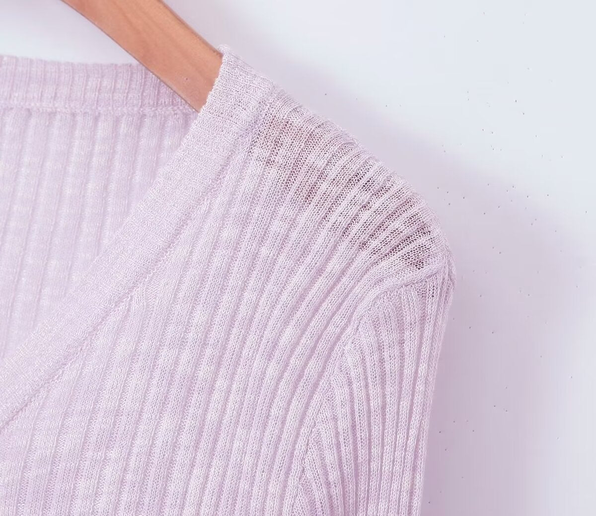button knitted cardigan