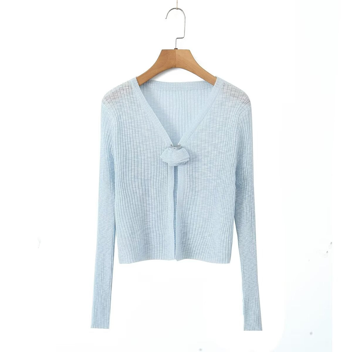 button knitted cardigan