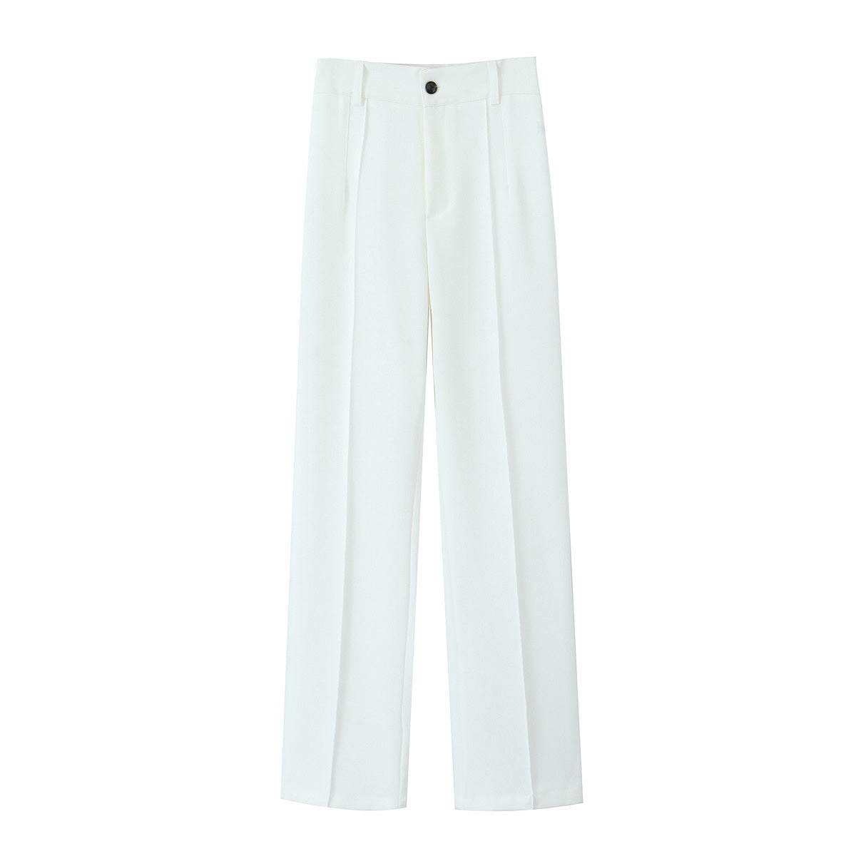 Women Clothing Spring Buttons Pleated Casual Pants Women Spring Women.