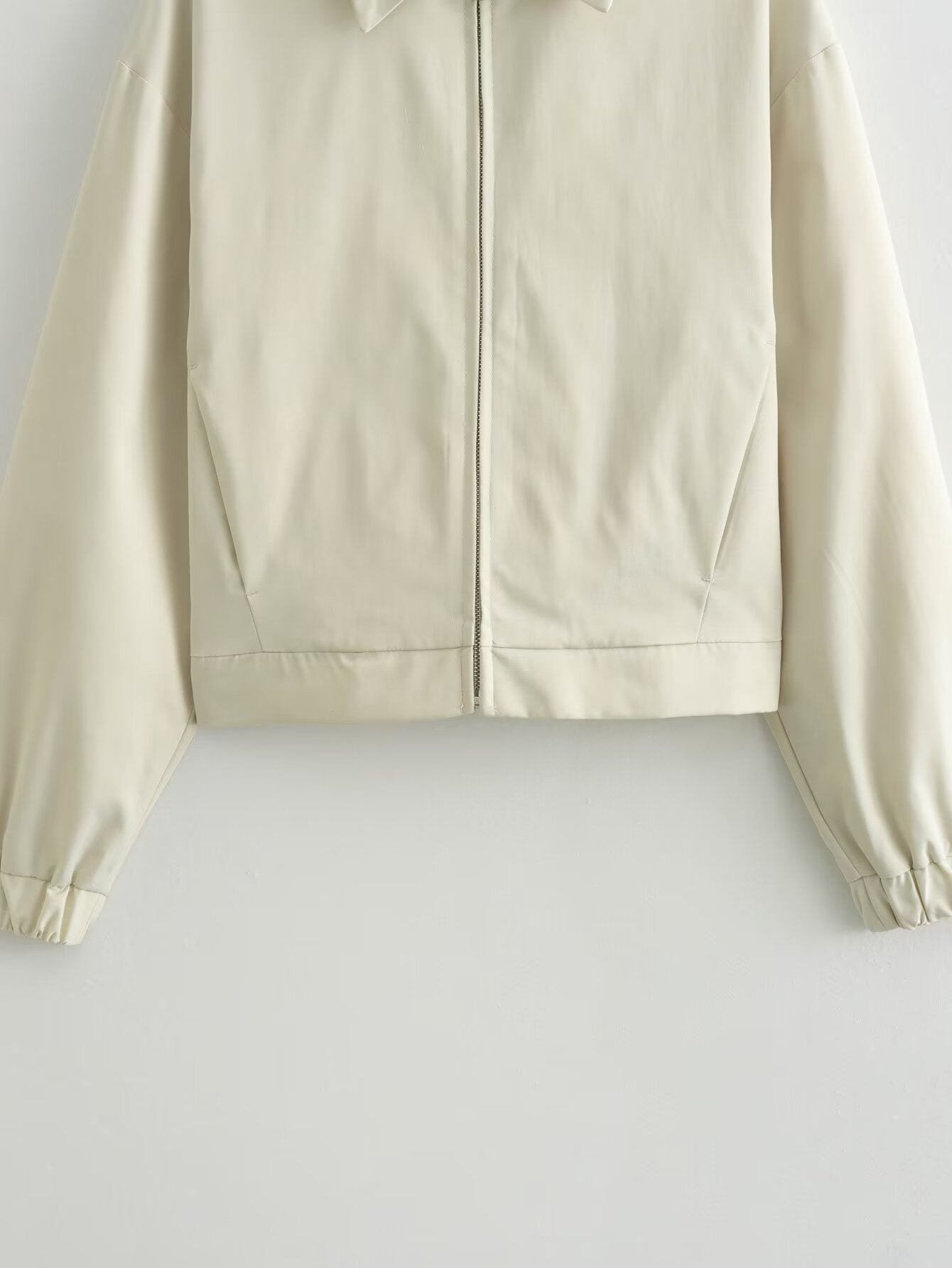 Zipper Jacket Coat for Women Summer solid Color Casual Clothing 