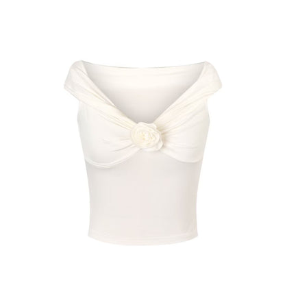 Niche Design Pleated Floral Top