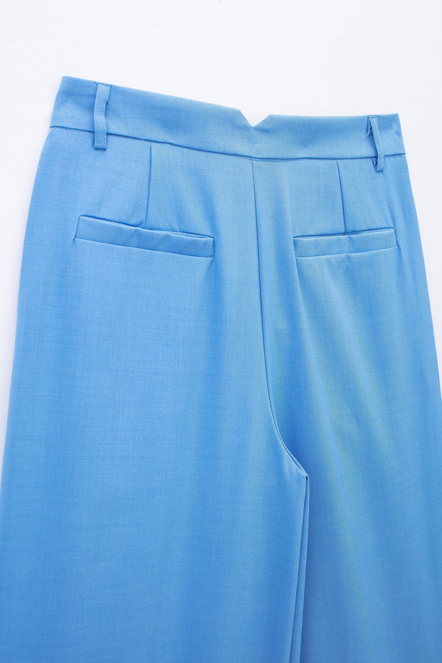High Waist Chic Korean Wide Leg Draping Pleate Work Pant Spring Office