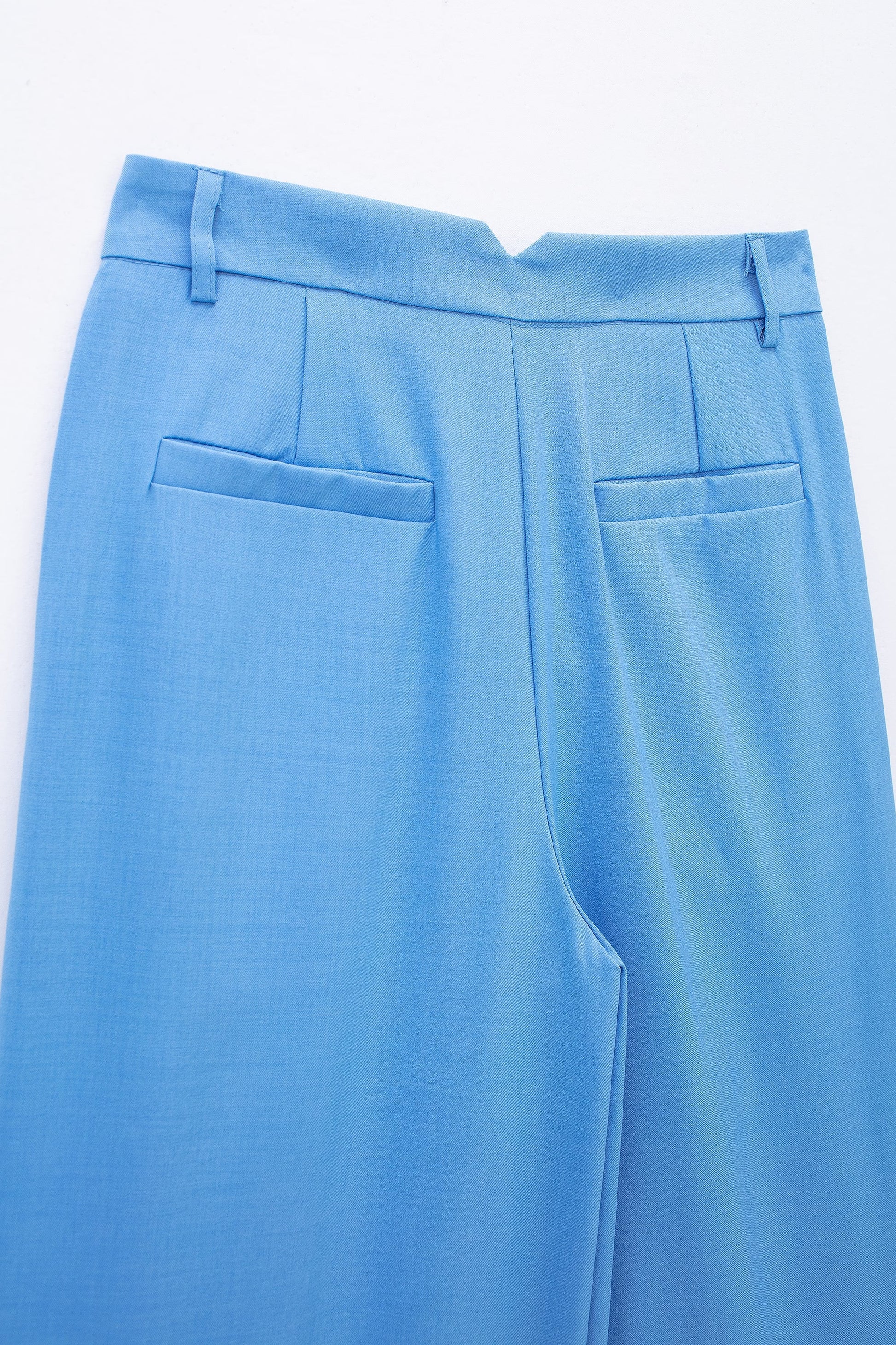 High Waist Chic Korean Wide Leg Draping Pleate Work Pant Spring Office