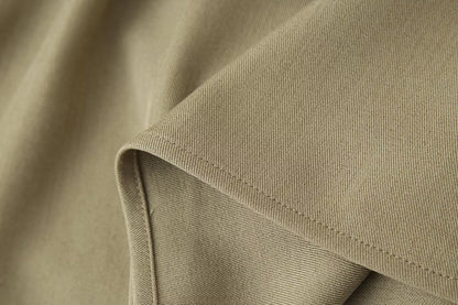 Summer Women Clothing Linen Blended Top Casual Trousers