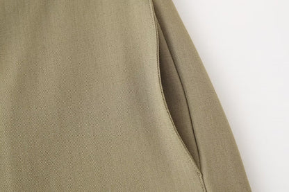 Summer Women Clothing Linen Blended Top Casual Trousers