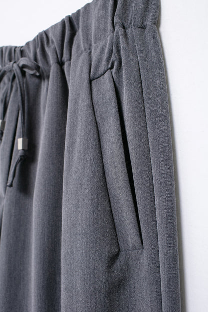 Women Clothing Summer All Match Stretch Waist Casual Wide Leg PantsMat