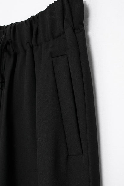 Women Clothing Summer All Match Stretch Waist Casual Wide Leg PantsMat