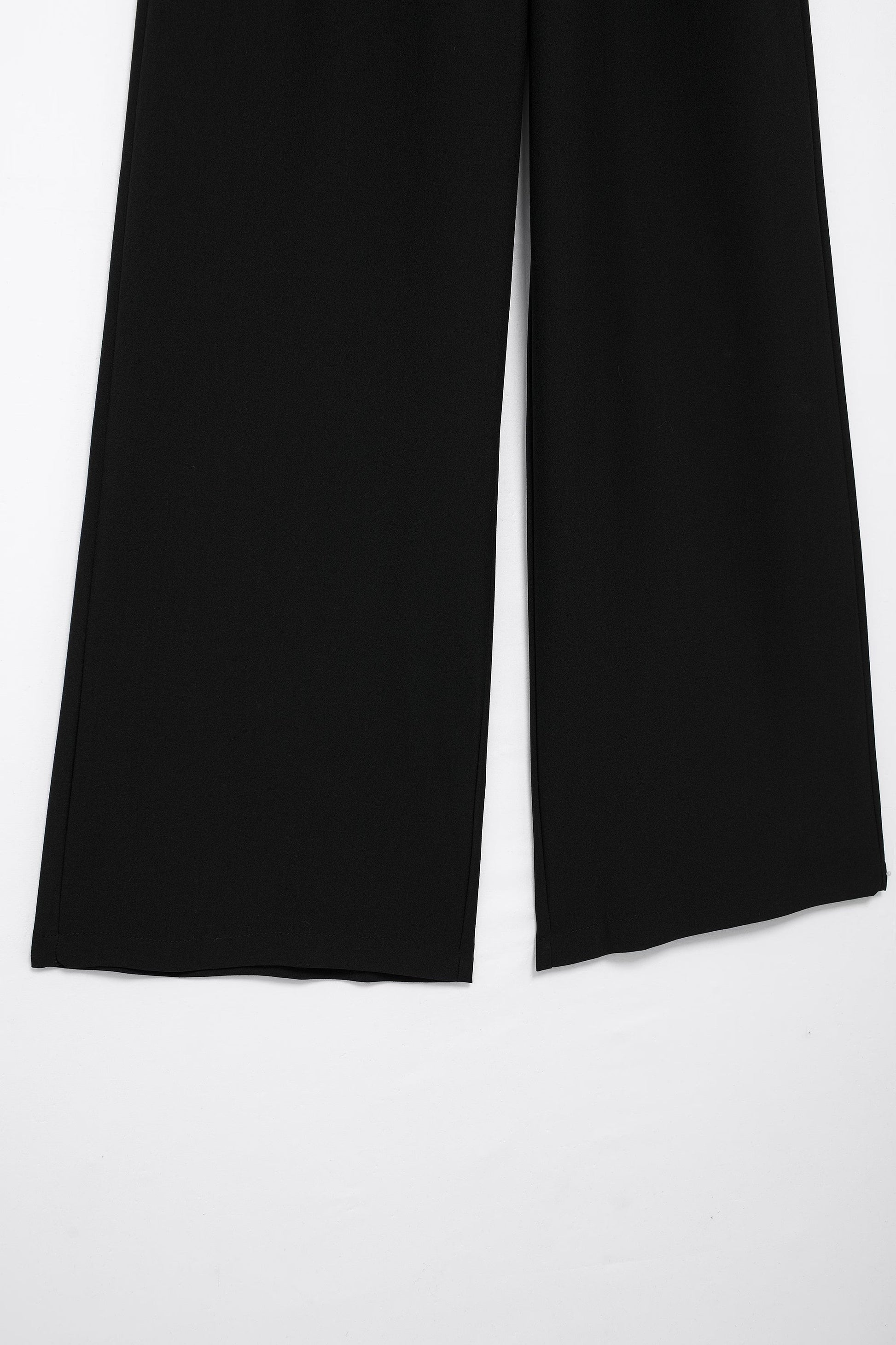 Women Clothing Summer All Match Stretch Waist Casual Wide Leg PantsMat