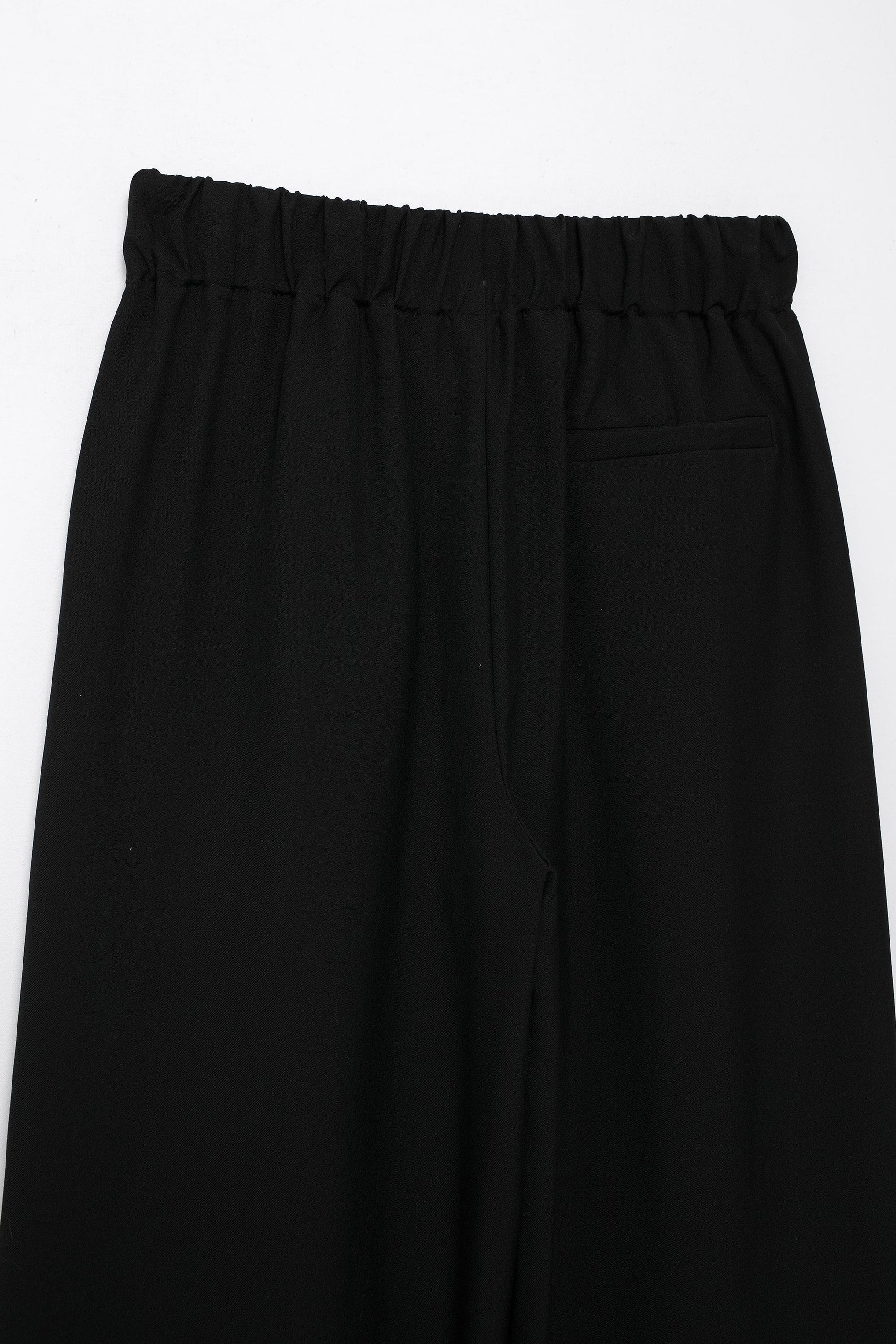 Women Clothing Summer All Match Stretch Waist Casual Wide Leg PantsMat