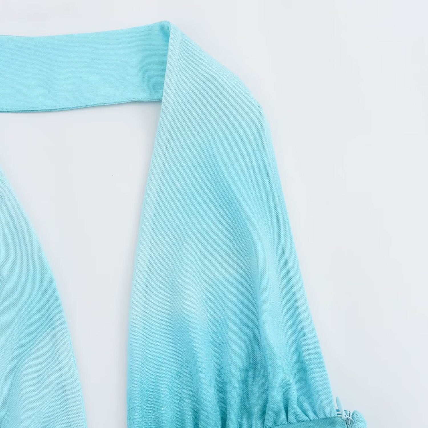 Women Summer Dress Pleated Hanging Collar Dress For Women
