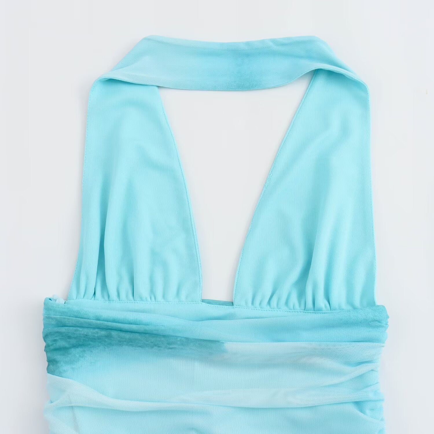 Women Summer Dress Pleated Hanging Collar Dress For Women
