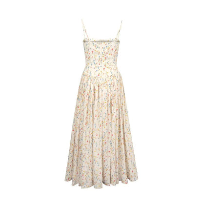 Vacation Dress Women Summer French Sexy Cutout Puffy Sling Dress wears