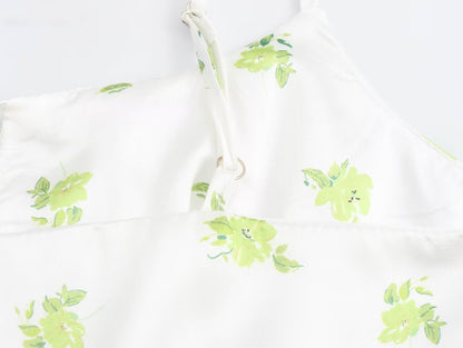 Summer Women Clothing Casual Simple Printing Slip fashion hem Dresses.
