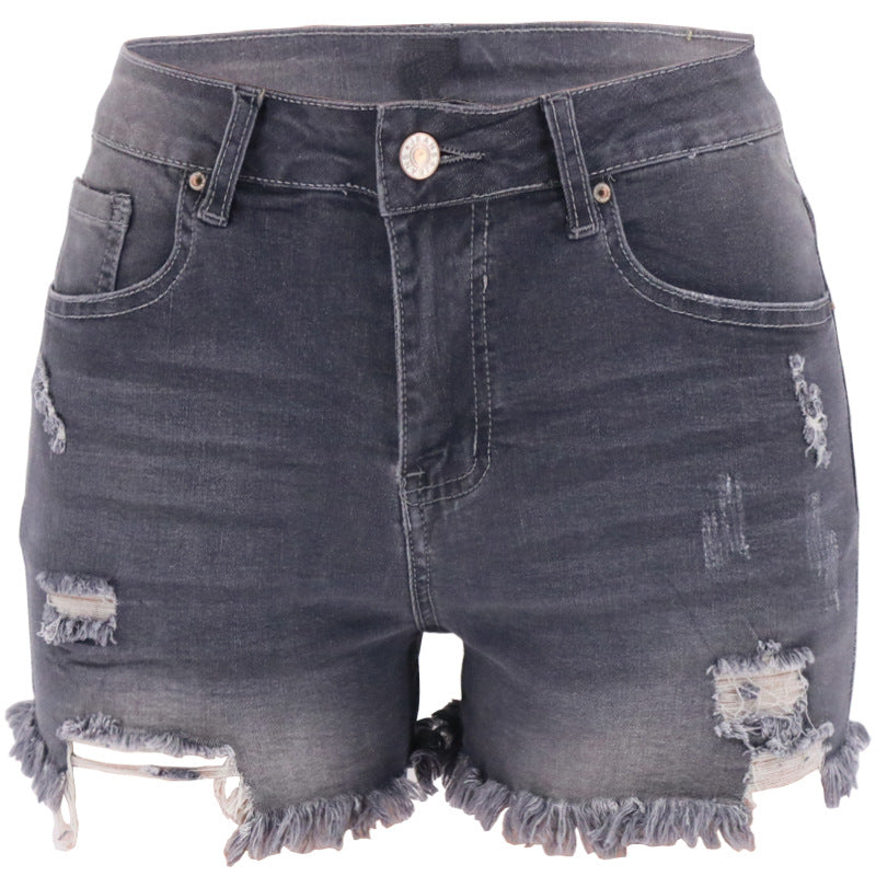 Denim Shorts New summer Ripped High Waist Women Denim Shorts
