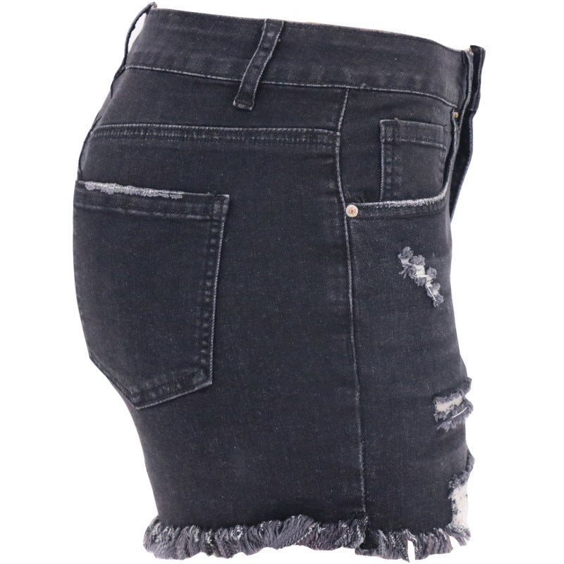 Denim Shorts New summer Ripped High Waist Women Denim Shorts