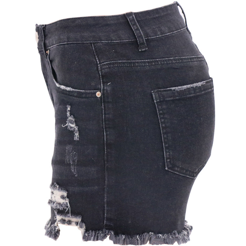 Denim Shorts New summer Ripped High Waist Women Denim Shorts