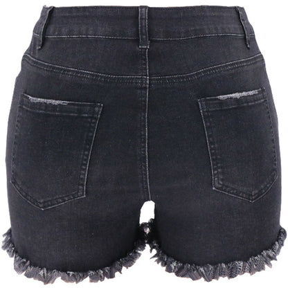Denim Shorts New summer Ripped High Waist Women Denim Shorts