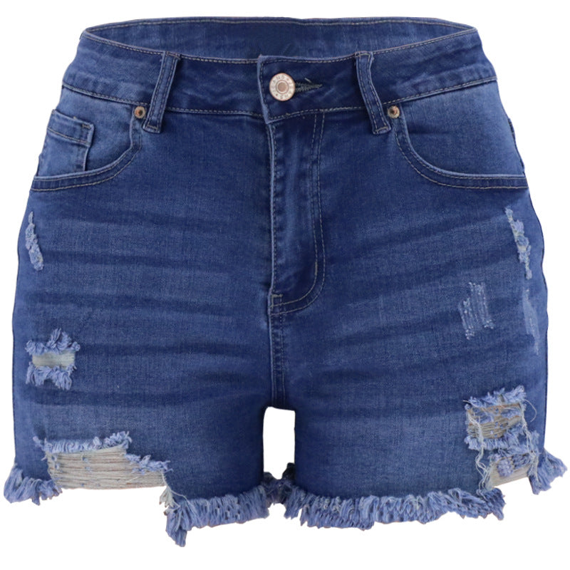 Denim Shorts New summer Ripped High Waist Women Denim Shorts