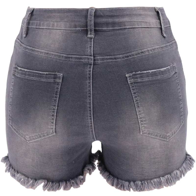 Denim Shorts New summer Ripped High Waist Women Denim Shorts