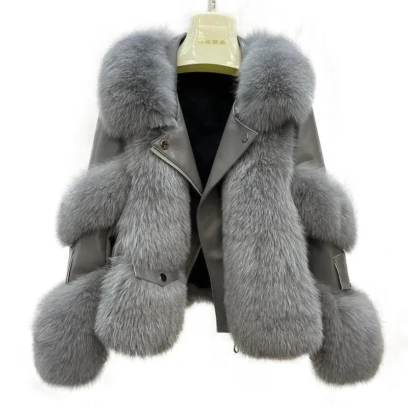 fur jacket seamlessly blending class real fur jacket faux fur