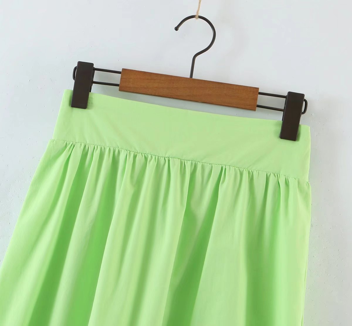  High Waist Skirt  New Women Clothing Camisole Swing Skirt Solid Color