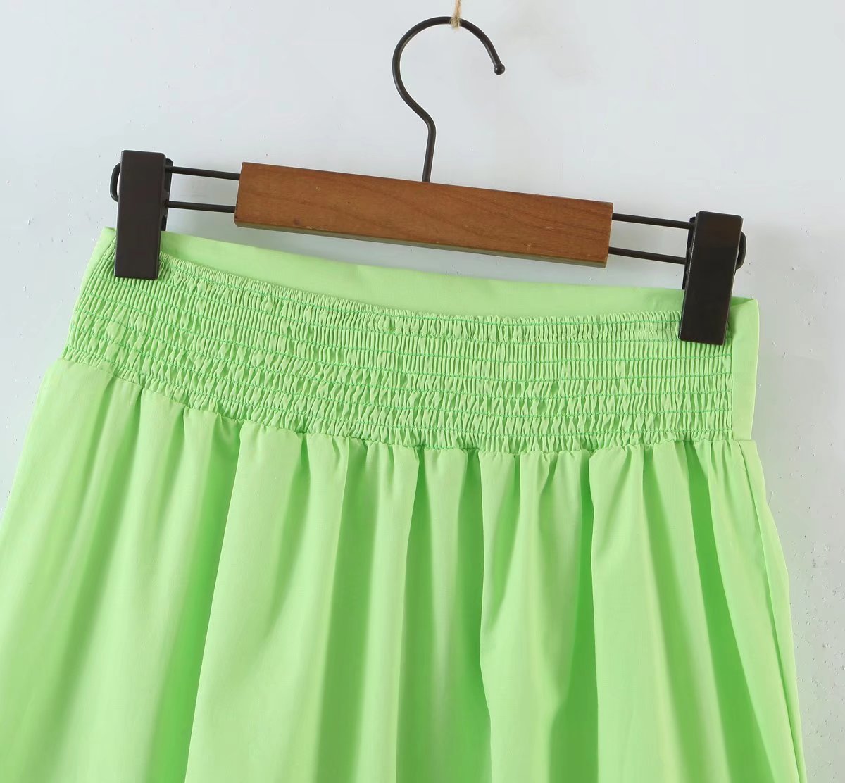  High Waist Skirt  New Women Clothing Camisole Swing Skirt Solid Color
